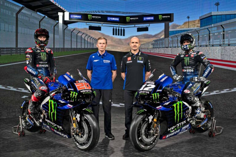 Monster Energy Yamaha MotoGP_Quartararo-Jarvis-Meregalli-Vinales|ヤマハがワールドGP参戦60周年となる2021年の活動を開始! 今シーズンのマシンも公開