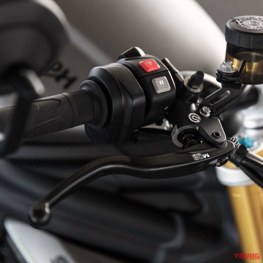 |200万円切り/180馬力のモンスター3気筒! トライアンフ「スピードトリプル1200RS」登場