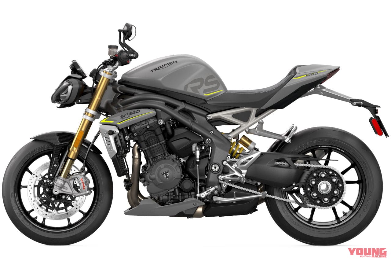 トライアンフ スピードトリプル1200RS|200万円切り/180馬力のモンスター3気筒! トライアンフ「スピードトリプル1200RS」登場