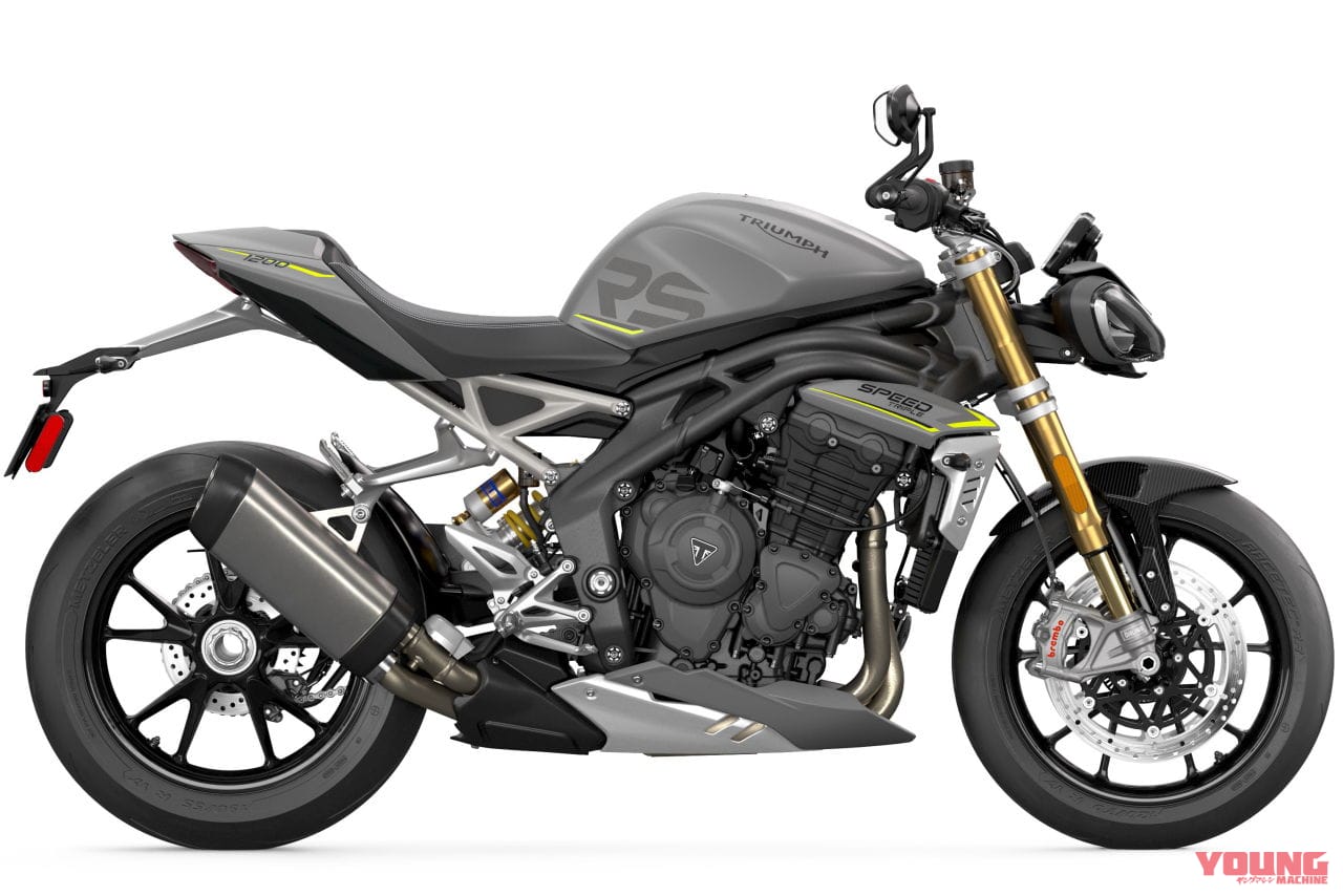トライアンフ スピードトリプル1200RS|200万円切り/180馬力のモンスター3気筒! トライアンフ「スピードトリプル1200RS」登場