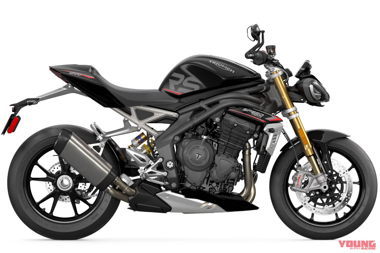 トライアンフ スピードトリプル1200RS|200万円切り/180馬力のモンスター3気筒! トライアンフ「スピードトリプル1200RS」登場