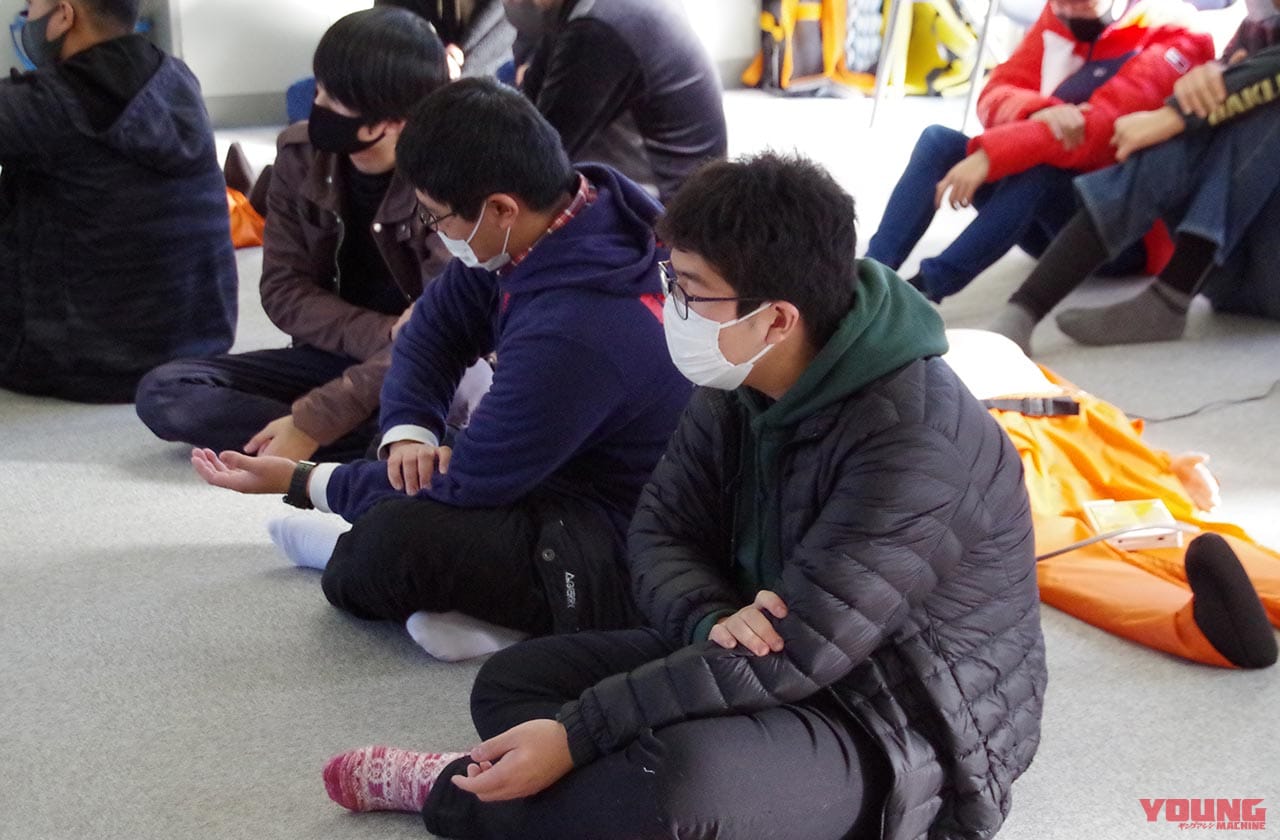 |救急救命法の理解により事故現場で命を救える人に!!【埼玉県の高校生向け二輪安全講習会より】