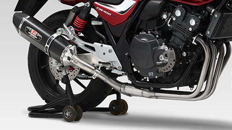 CB400SB/SF用スリップオン R-77Jサイクロン ヨシムラジャパン|最新おすすめカスタムパーツ×8選〈ヨシムラジャパン/ストライカー/エンデュランス etc.〉