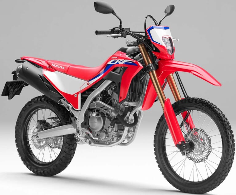 ホンダCRF250L|車検レス軽二輪クラス|ホンダ2021新車バイクラインナップ〈126〜250cc軽二輪クラス〉CBR250RR etc.