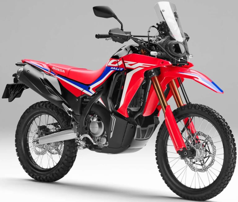 ホンダCRF250ラリー|車検レス軽二輪クラス|ホンダ2021新車バイクラインナップ〈126〜250cc軽二輪クラス〉CBR250RR etc.
