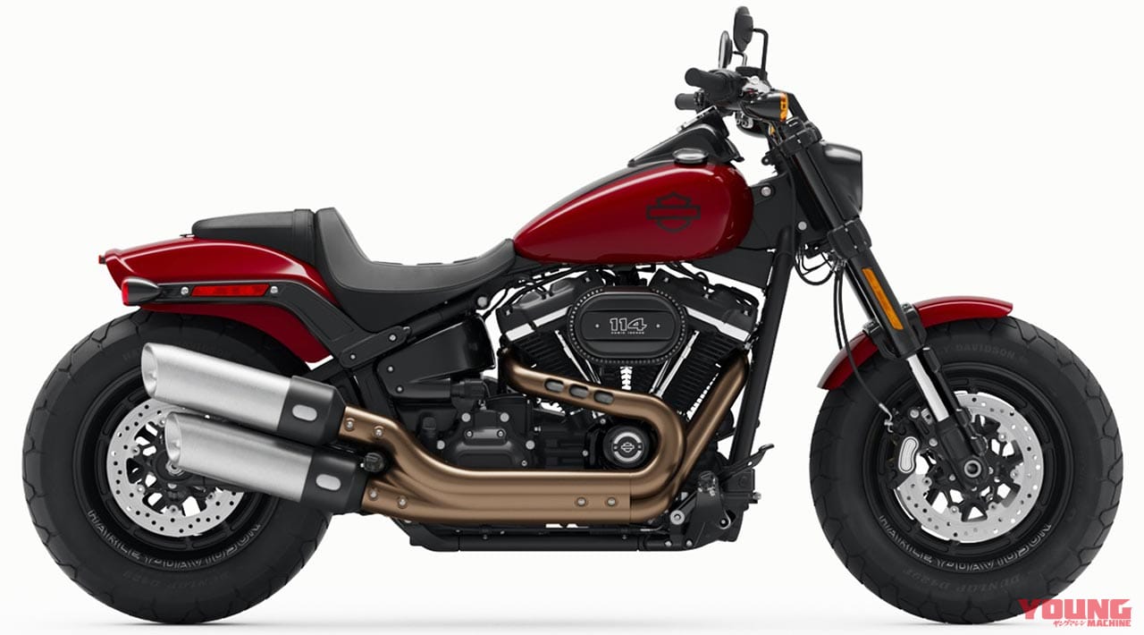 ハーレーダビッドソン ファットボブ114|2021新車バイクラインナップ|外国車|ハーレーダビッドソン2021新車バイクラインナップ〈パンアメリカ/ライブワイヤー etc.〉