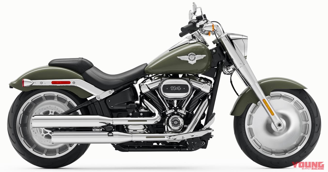 ハーレーダビッドソン ファットボーイ114|2021新車バイクラインナップ|外国車|ハーレーダビッドソン2021新車バイクラインナップ〈パンアメリカ/ライブワイヤー etc.〉