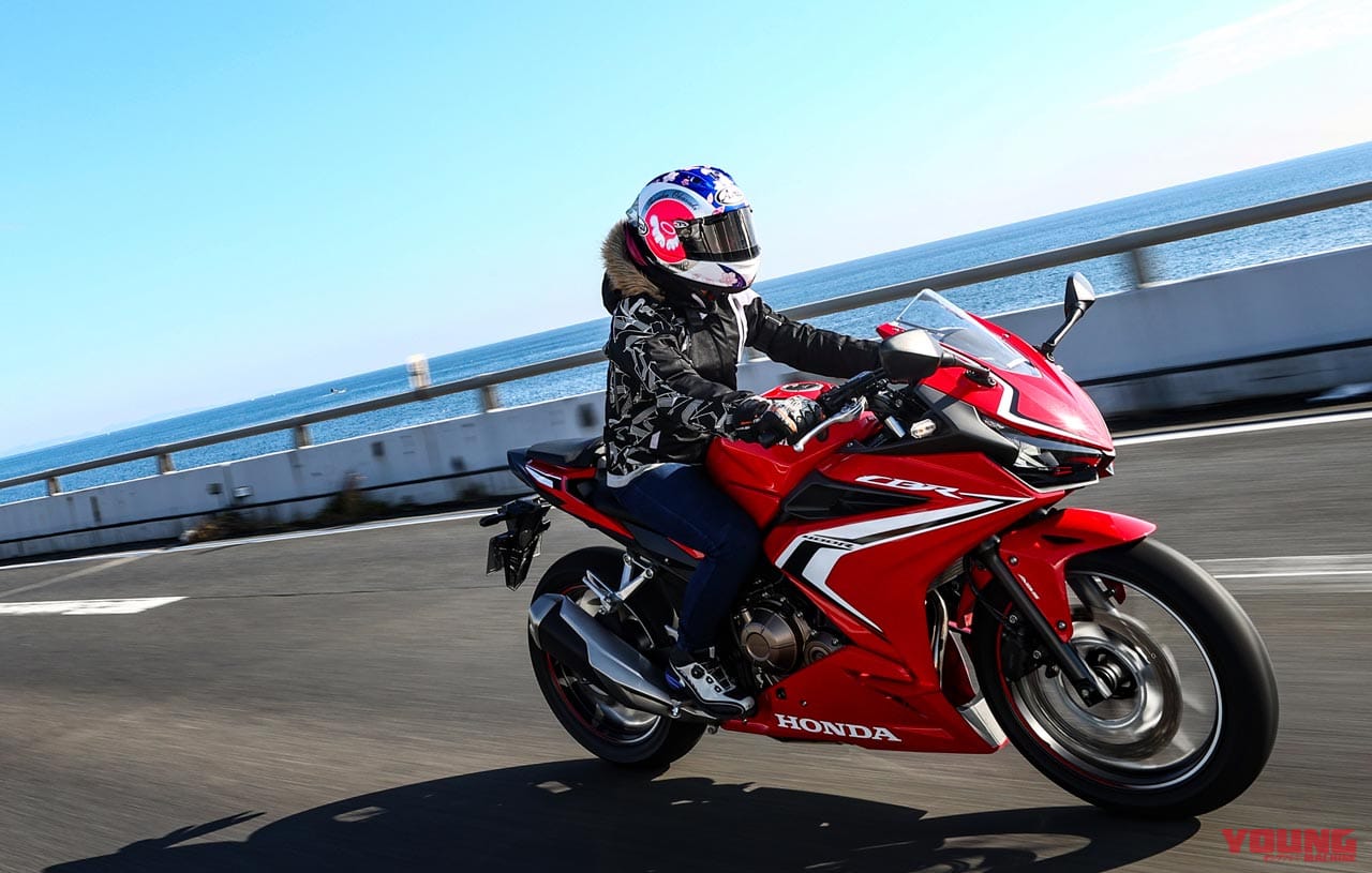 |岡崎静夏のホンダCBR400R試乗インプレ【トルクで走れる快適さが日本の公道にベストマッチ】