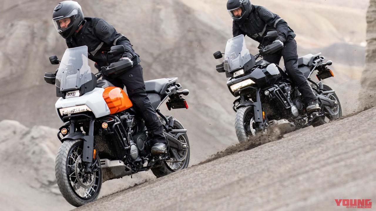 |ハーレー初の冒険バイク!!「パンアメリカ1250スペシャル」は停止時にシート高が低くなる?!
