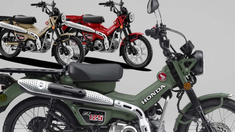 出たぞ新色サファリグリーン! ホンダ「CT125ハンターカブ」2021年モデル公開【海外】|ホンダ「CT125ハンターカブ」新色サファリグリーン登場! 2021年モデル【海外】
