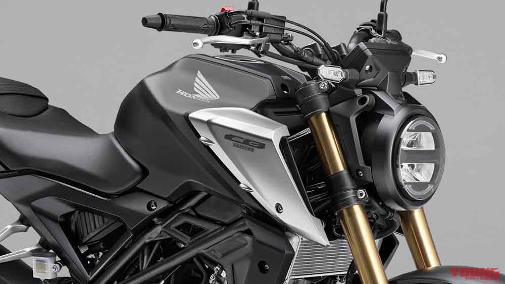 ホンダ新型「CB125R」4/22発売!DOHCエンジン/ZX-25Rより太い倒立フォーク採用で1万6500円増