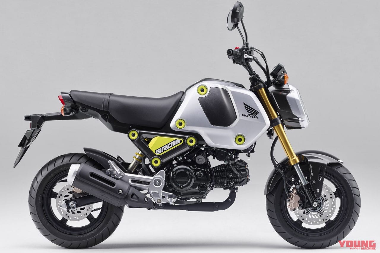 ホンダ グロム|ホンダ新型「グロム」が5速の新エンジンで3/25発売! ABS標準装備でフルチェンジした12インチスポーツ