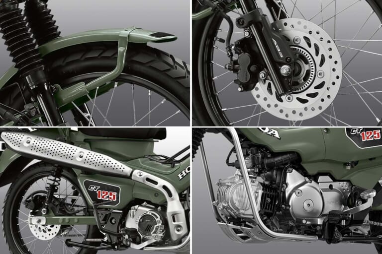 ホンダ CT125ハンターカブ|ホンダ「CT125ハンターカブ」新色サファリグリーン登場! 2021年モデル【海外】