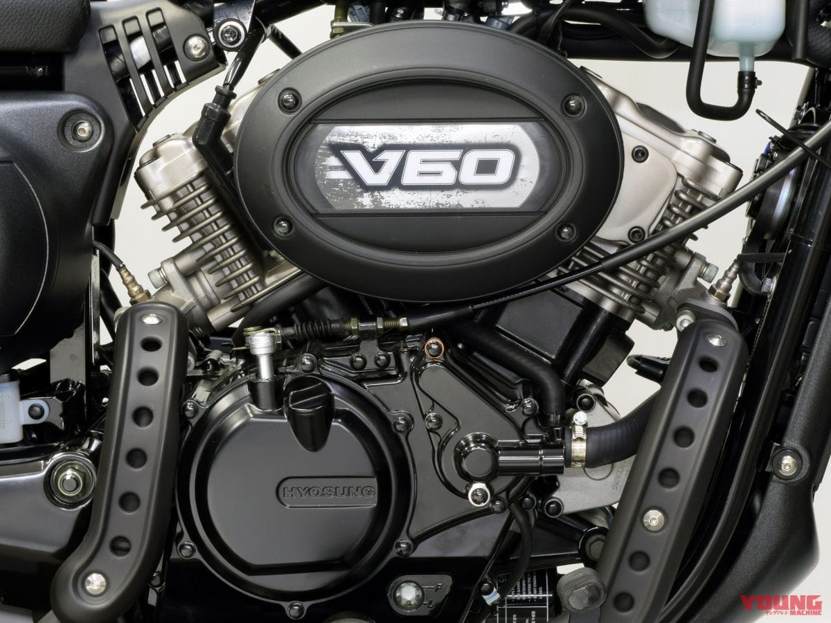 |125ccなのに水冷Vツイン! ボバースタイルのHYOSUNG「GV125S ボバー」間もなく発売