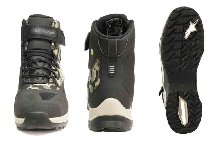 オフロード走行対応&軽量防水・アルパインスターズCR-6ドライスターライディングシューズ|林道遊びにピッタリ!高いプロテクション性の軽量防水ライディングシューズ〈アルパインスターズ〉