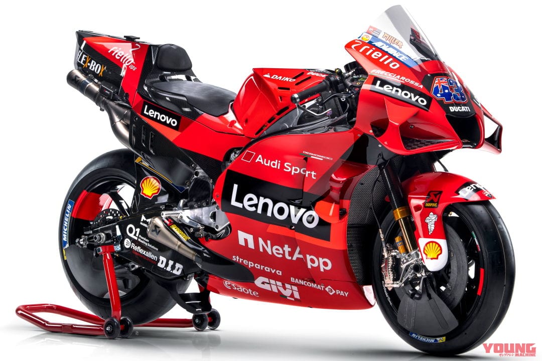 ドゥカティ デスモセディチGP21|元GPライダー青木宣篤が振り返る、ドゥカティ歴代モトGPマシン全見せ【苦難の歴史は進化の歴史】