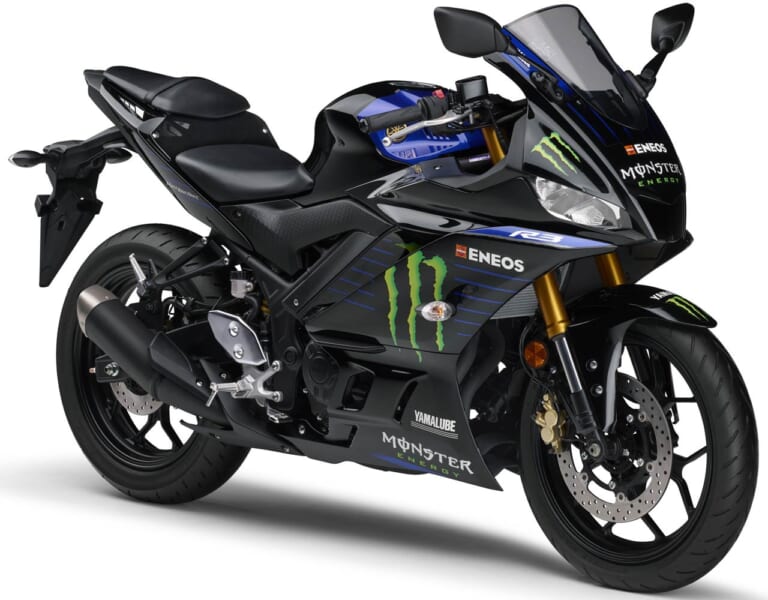 ヤマハYZF-R3 モンスターエナジーモトGPエディション|2021新車バイクラインナップ|日本車|ヤマハ2021新車バイクラインナップ〈251〜400ccミドル〉SR400/YZF-R3/MT-03