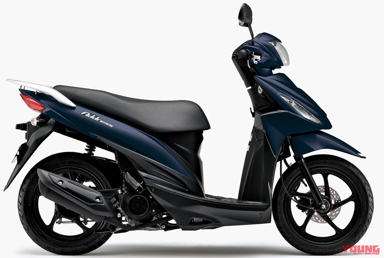スズキ アドレス110|2021新車バイクラインナップ|日本車|スクーター|スズキ2021新車バイクラインナップ〈51〜125cc原付二種スクーター〉アドレス125/110 etc.