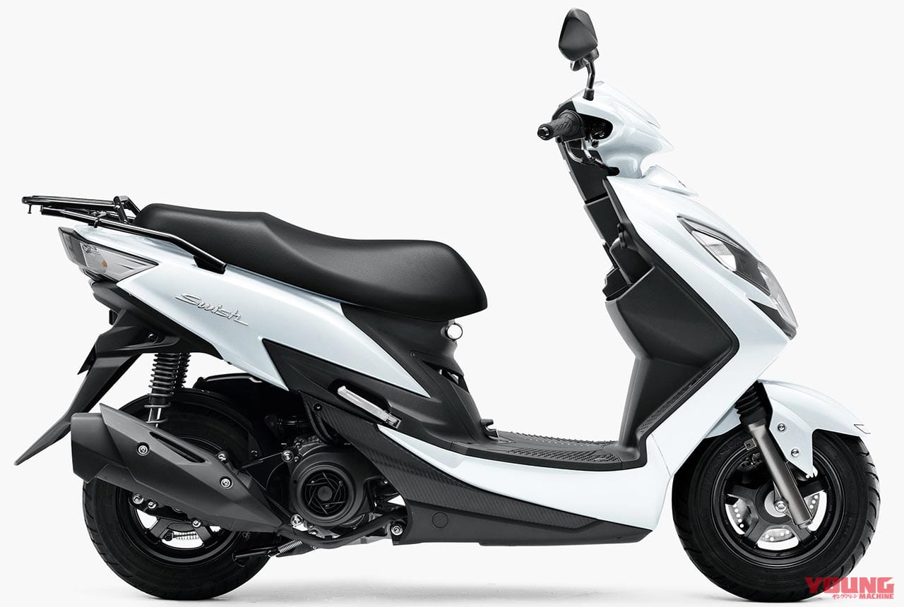 スズキ スウィッシュ|2021新車バイクラインナップ|日本車|スクーター|スズキ2021新車バイクラインナップ〈51〜125cc原付二種スクーター〉アドレス125/110 etc.