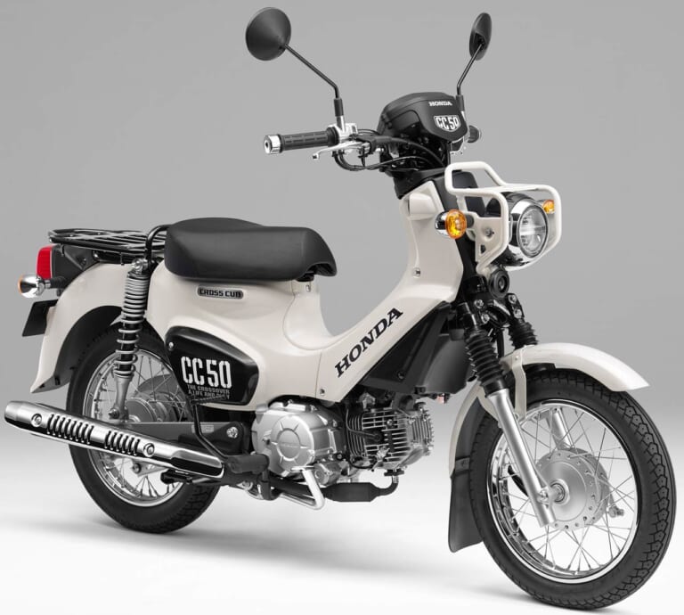 ホンダ クロスカブ50|2021新車バイクラインナップ|50cc原付一種クラス|ホンダ2021新車バイクラインナップ〈50cc原付一種クラス〉クロスカブ/スーパーカブetc.
