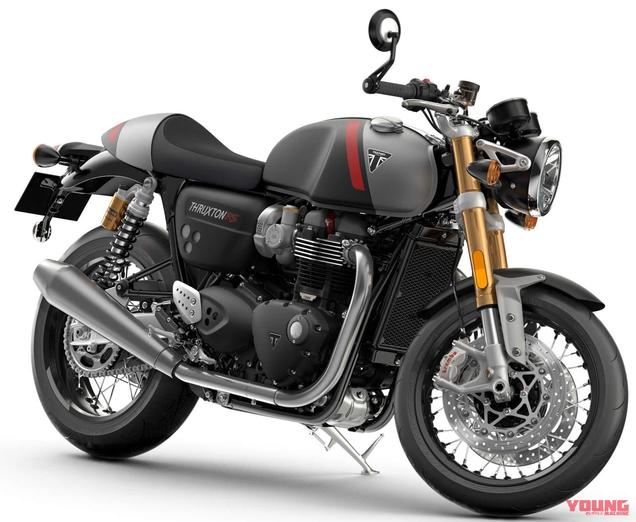 トライアンフ スラクストンRS|2021新車バイクラインナップ|外国車|トライアンフ2021新車バイクラインナップ〈#2:モダンクラシック〉ボンネビル etc.