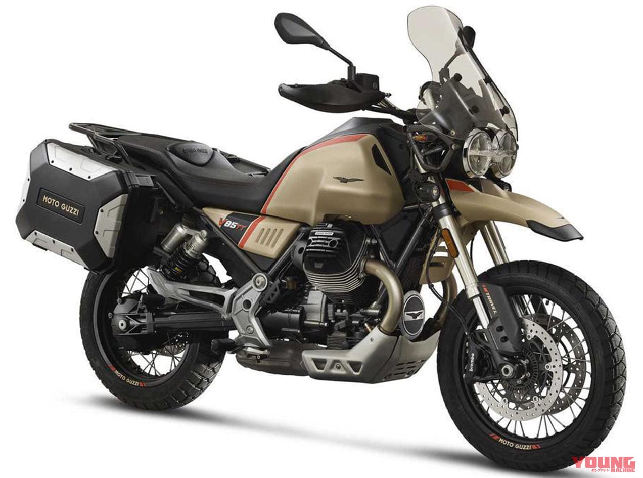 MOTO GUZZI V85TT TRAVEL|モトグッツィ2021新車バイクラインナップ〈V7スペシャル/ストーンetc.〉