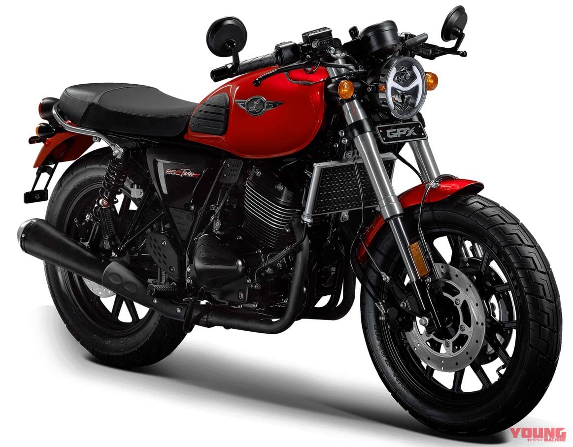 GPXレジェンド250ツイン 1|2021新車バイクラインナップ|外国車|GPX2021新車バイクラインナップ〈デーモン/レジェンド250ツイン/150Fi〉
