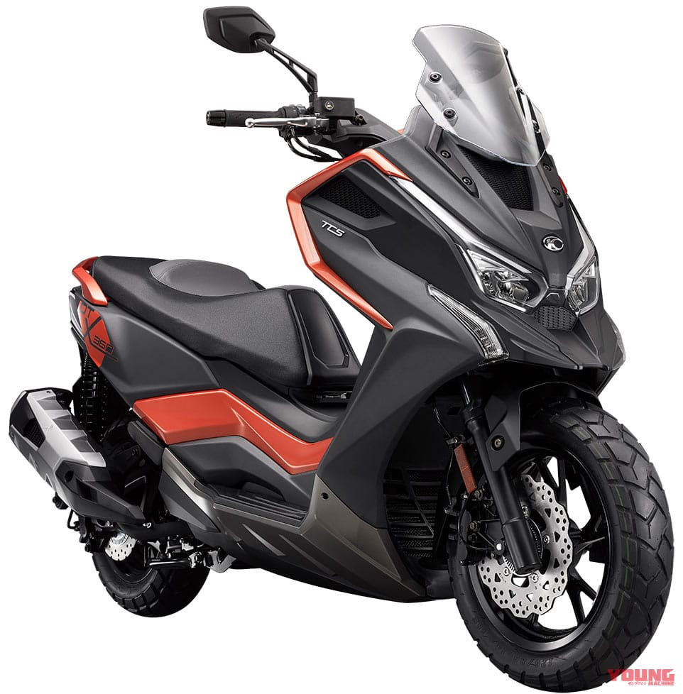 KYMCO DT X360|キムコ2021新車スクーターラインナップ〈F9/CV3/DTX360/KRV/AK550 etc.〉