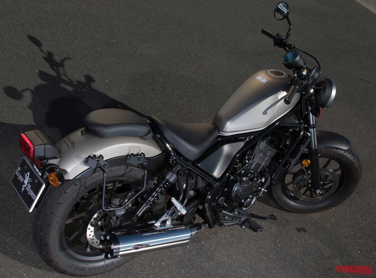 人気のホンダレブル250がマフラーカスタムで骨太トルクと精悍ルックスを獲得 アールズ ギア Webヤングマシン 最新バイク情報 人気のホンダレブル250がマフラーカスタムで骨太トルクと精悍ルックスを獲得 アールズ ギア Webヤングマシン 最新バイク情報