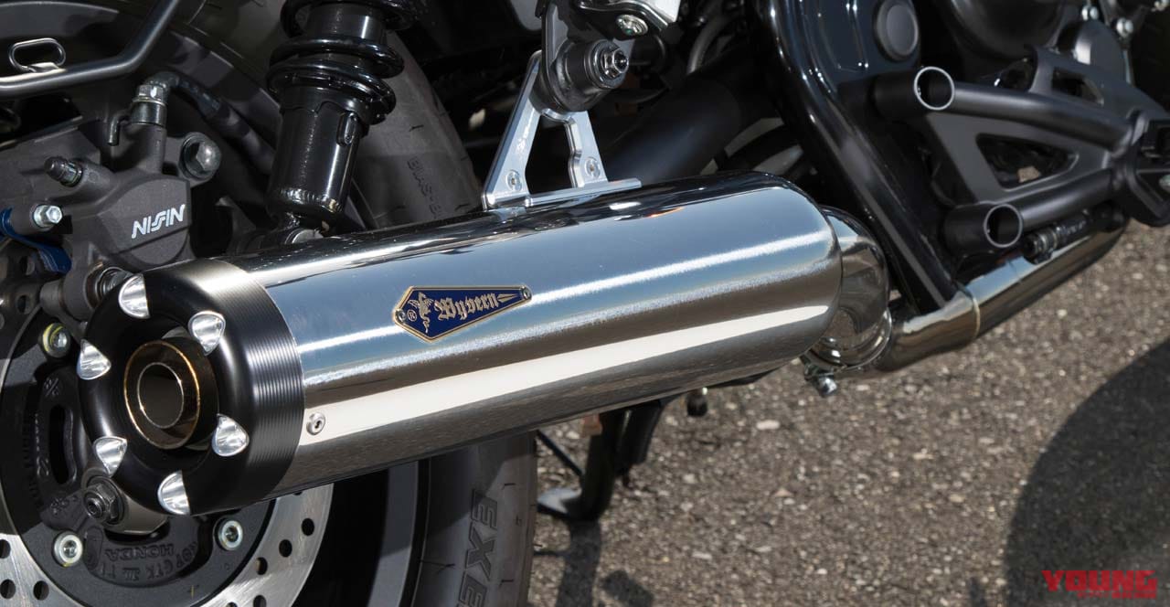 |人気のホンダレブル250がマフラーカスタムで骨太トルクと精悍ルックスを獲得〈アールズ・ギア〉