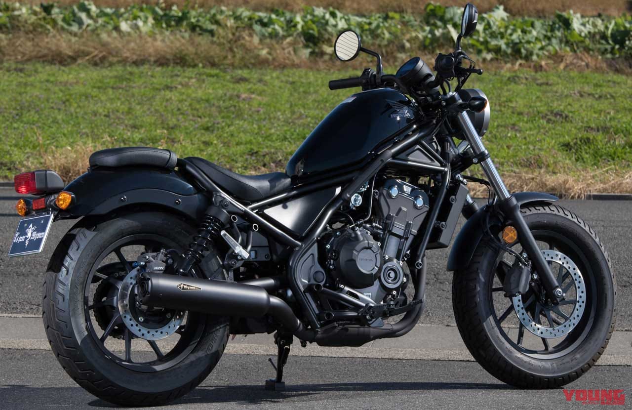 人気のホンダレブル250がマフラーカスタムで骨太トルクと精悍ルックスを獲得 アールズ ギア Webヤングマシン 最新バイク情報 人気のホンダレブル250がマフラーカスタムで骨太トルクと精悍ルックスを獲得 アールズ ギア Webヤングマシン 最新バイク情報
