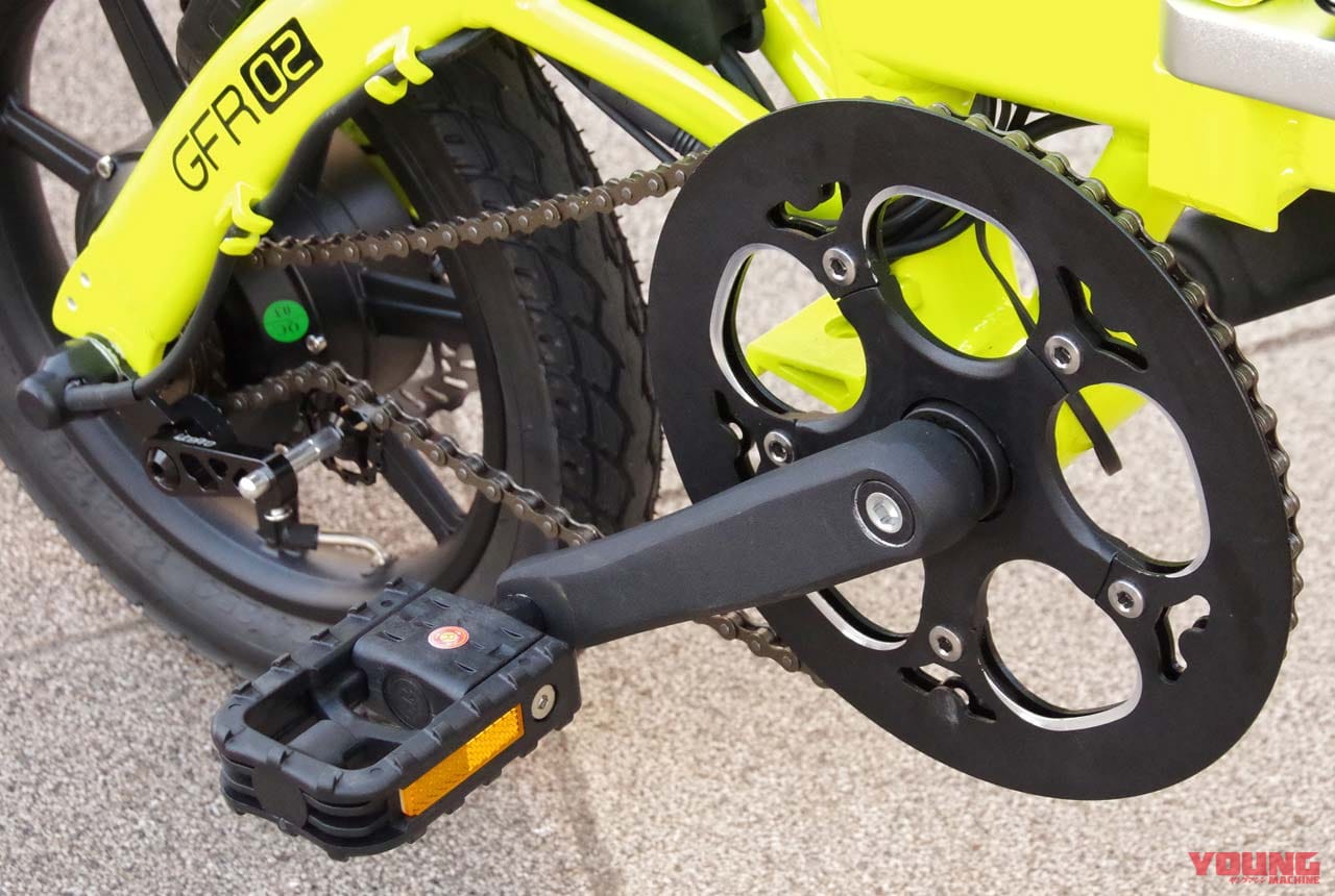 |電動モペッド「グラフィットGFR-02」試乗インプレ【”モビチェン”で原付から自転車に変身!?】