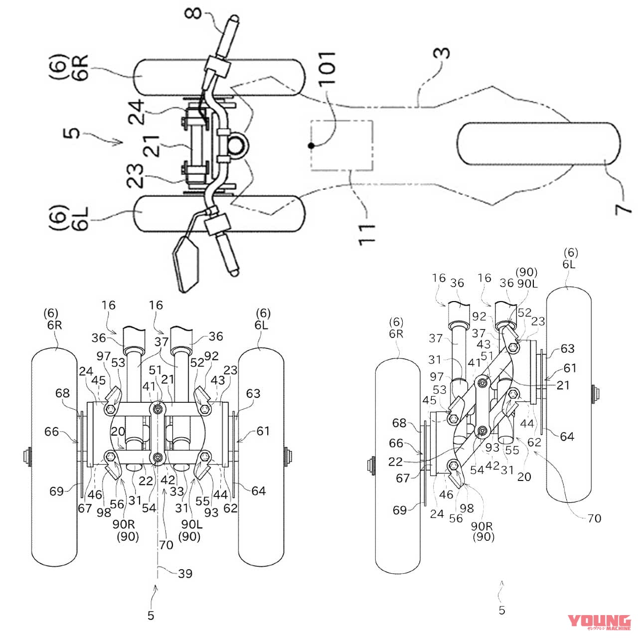 FONK MOTORCYCLE NL-TR1 3WHEEL TRIKE|カワサキ|3輪|カワサキZ125プロベース・3輪バイク誕生の可能性やいかに!?【カスタムショーに謎の3輪車現る】