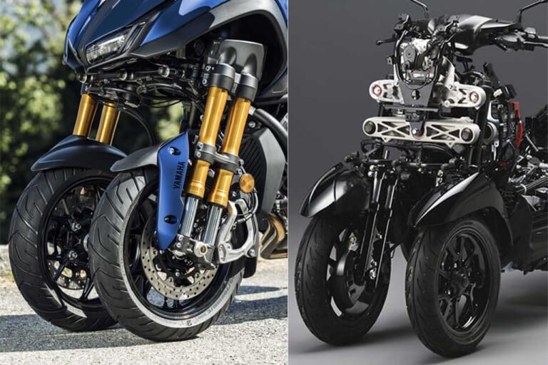 ヤマハ|3輪|ナイケン|トリシティ300|カワサキZ125プロベース・3輪バイク誕生の可能性やいかに!?【カスタムショーに謎の3輪車現る】