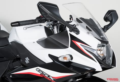 フルカウル専用ミラー|タナックス|ナポレオン|カウリングミラー リブラ2|スズキGSX-250R|ナポレオン カウリングミラー「リブラ2」試用インプレ【質感高くコンパクトなR1000広角ワイドミラー】