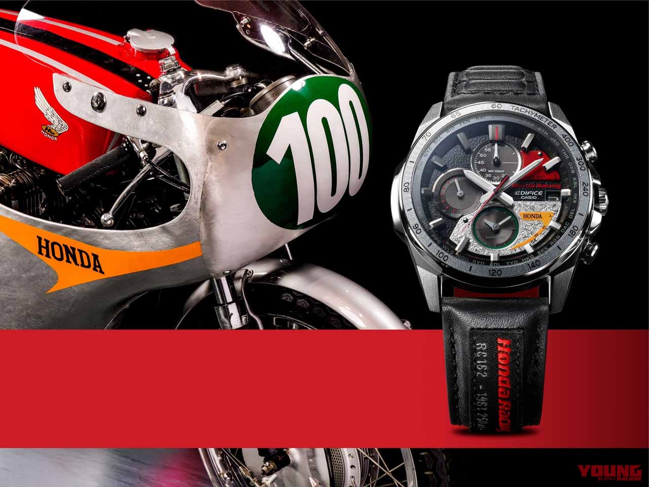 |日本人の世界GP初優勝から60年…伝説のワークスマシン「RC162」モチーフの高機能メタルウォッチ