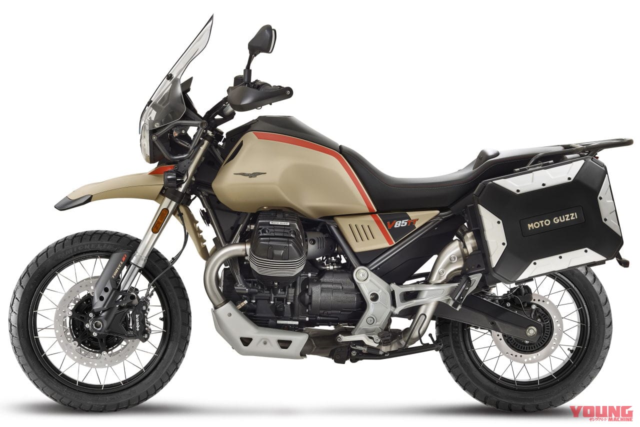 |モトグッツィ「V85 TT」マイナーチェンジとともに100周年記念車と旅仕様を発売