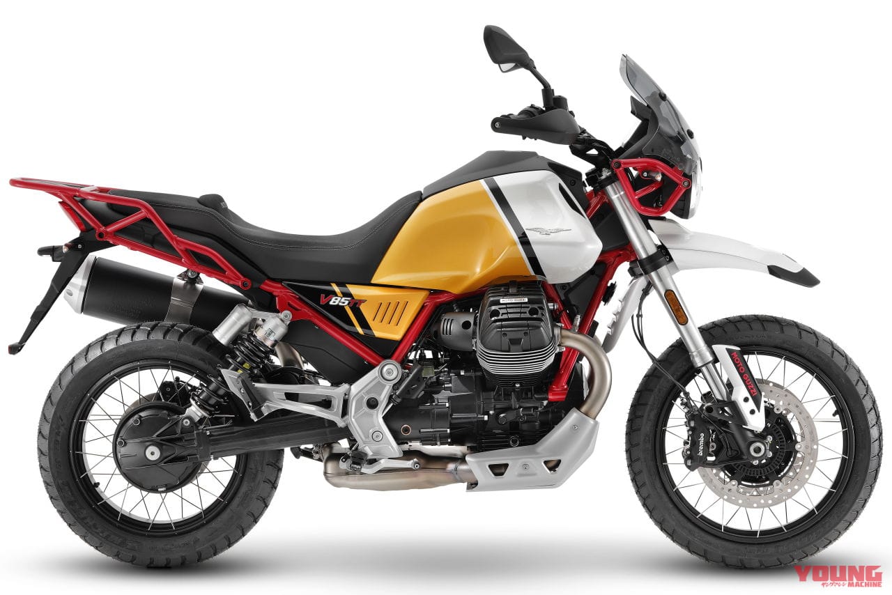 |モトグッツィ「V85 TT」マイナーチェンジとともに100周年記念車と旅仕様を発売