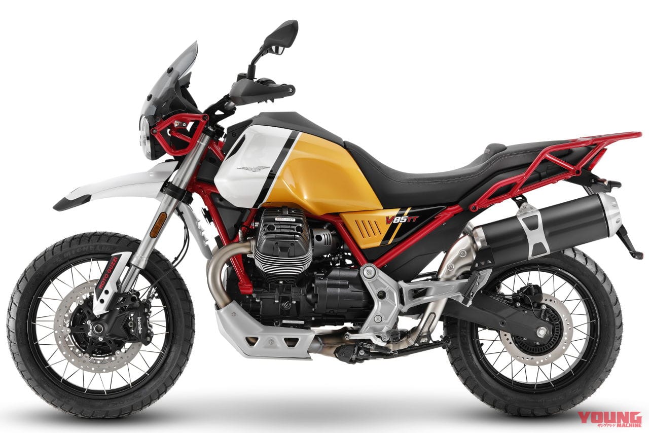 |モトグッツィ「V85 TT」マイナーチェンジとともに100周年記念車と旅仕様を発売