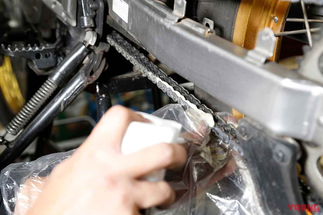 |超初心者も自分でできる簡単バイクメンテ#3【オイル交換&簡単ドライブチェーン洗浄|セロー250】