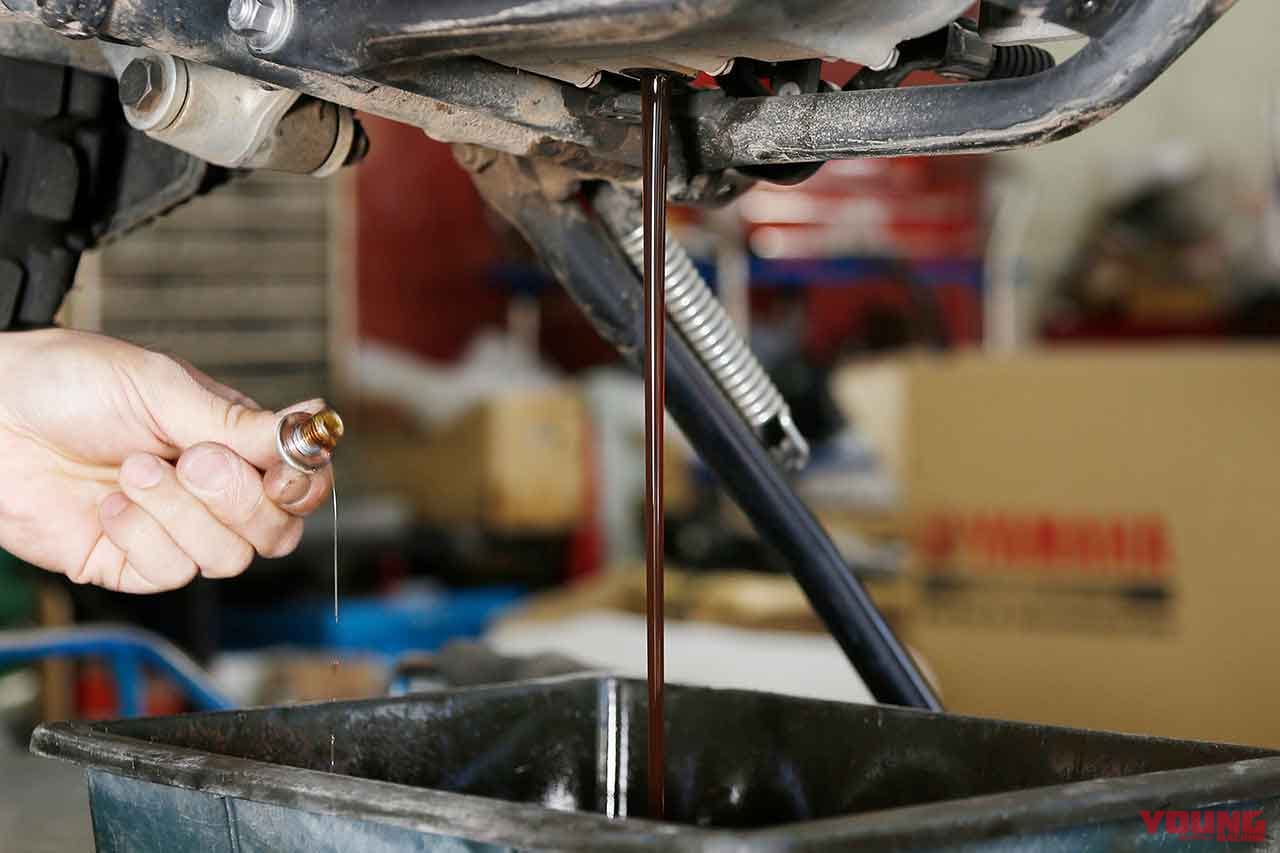 |超初心者も自分でできる簡単バイクメンテ#3【オイル交換&簡単ドライブチェーン洗浄|セロー250】