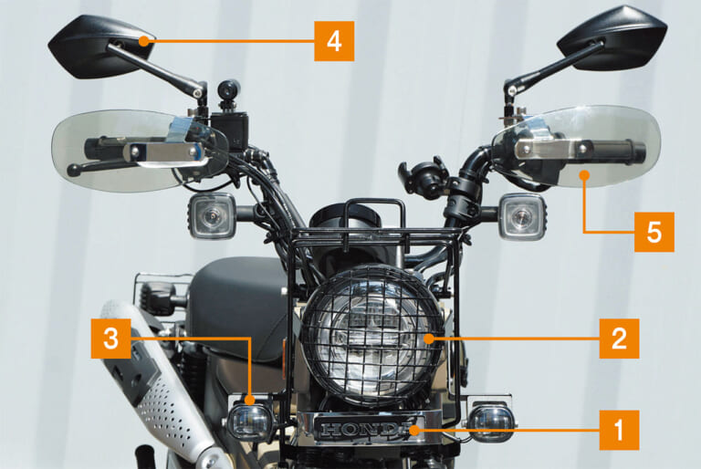 CT125 カスタムパーツ|CT125ハンターカブをがっつり旅仕様に変身させよう!!〈キジマオリジナルカスタムスタイル〉