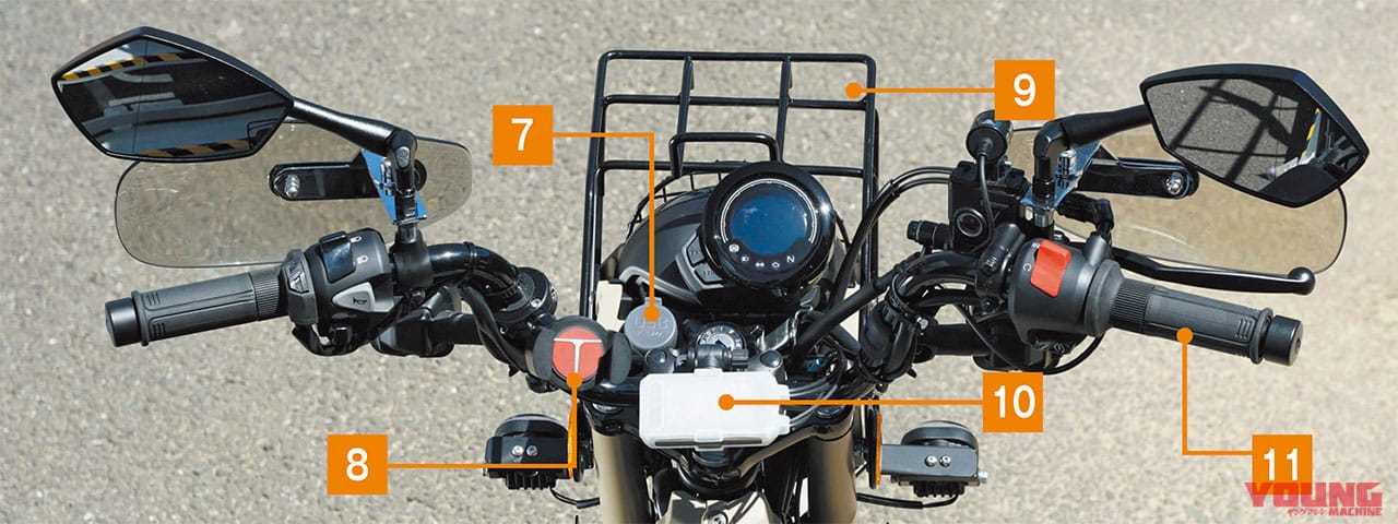 CT125 カスタムパーツ|CT125ハンターカブをがっつり旅仕様に変身させよう!!〈キジマオリジナルカスタムスタイル〉