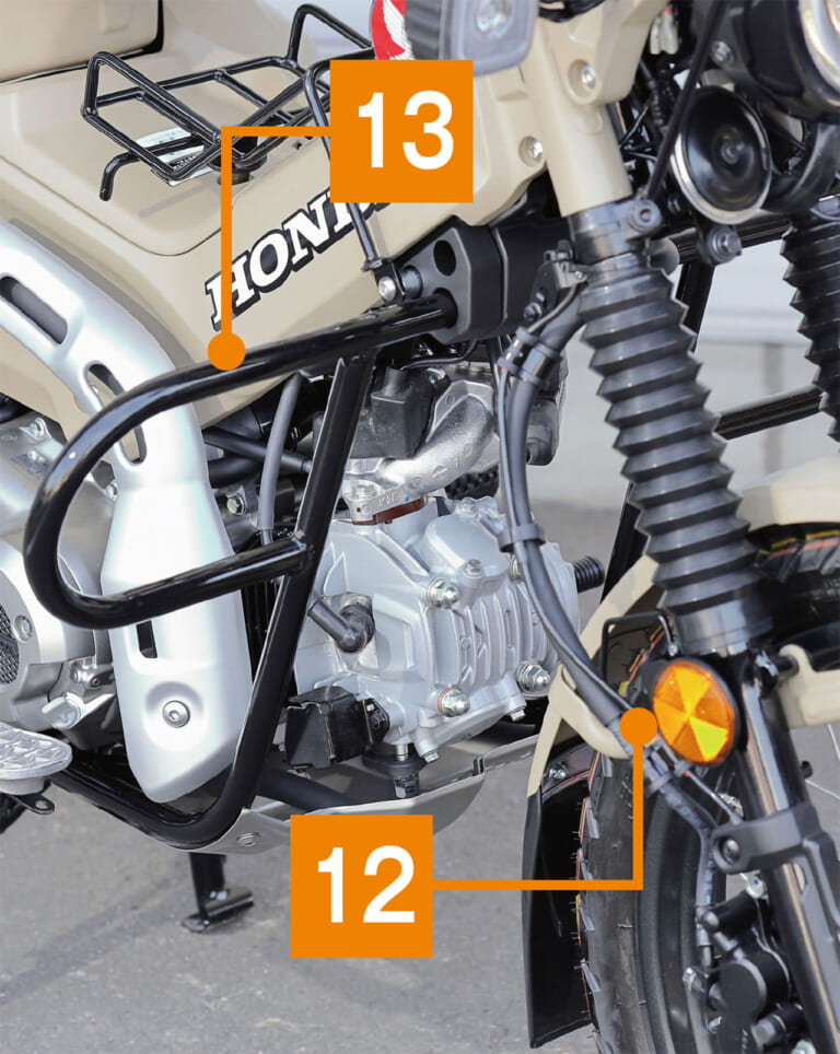 CT125 カスタムパーツ|CT125ハンターカブをがっつり旅仕様に変身させよう!!〈キジマオリジナルカスタムスタイル〉