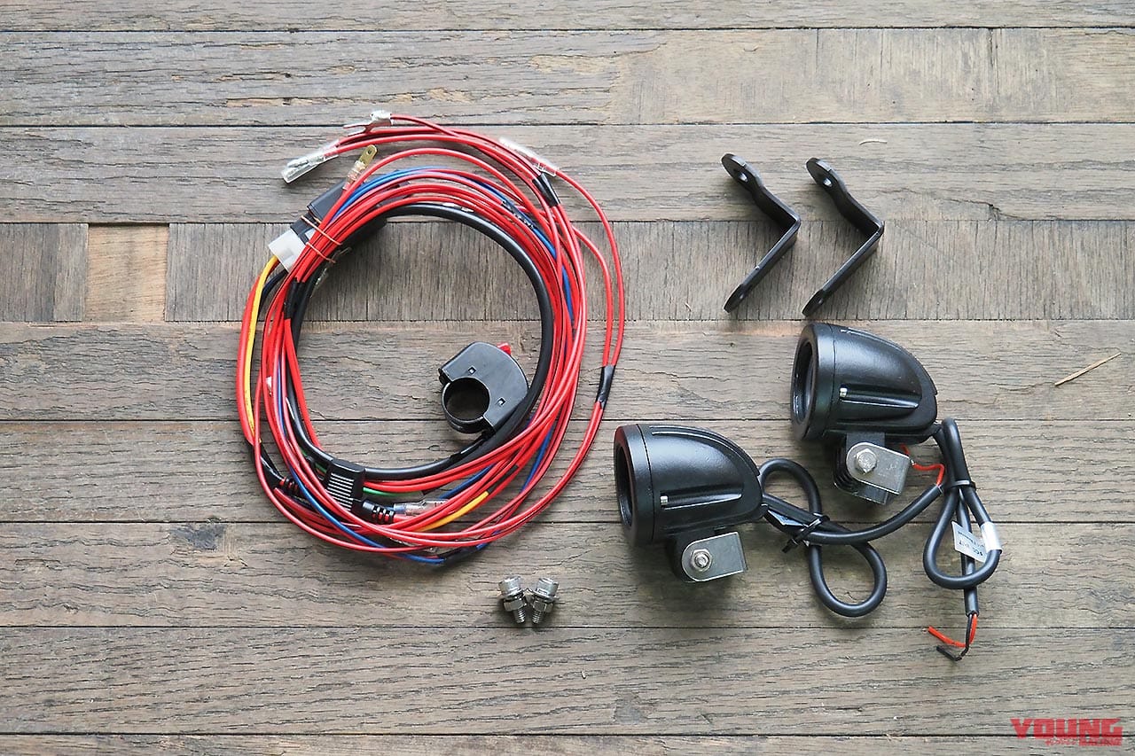 |セロー250用・光量増&コスパに優れたLEDフォグランプで夜間も林道も安心走行!