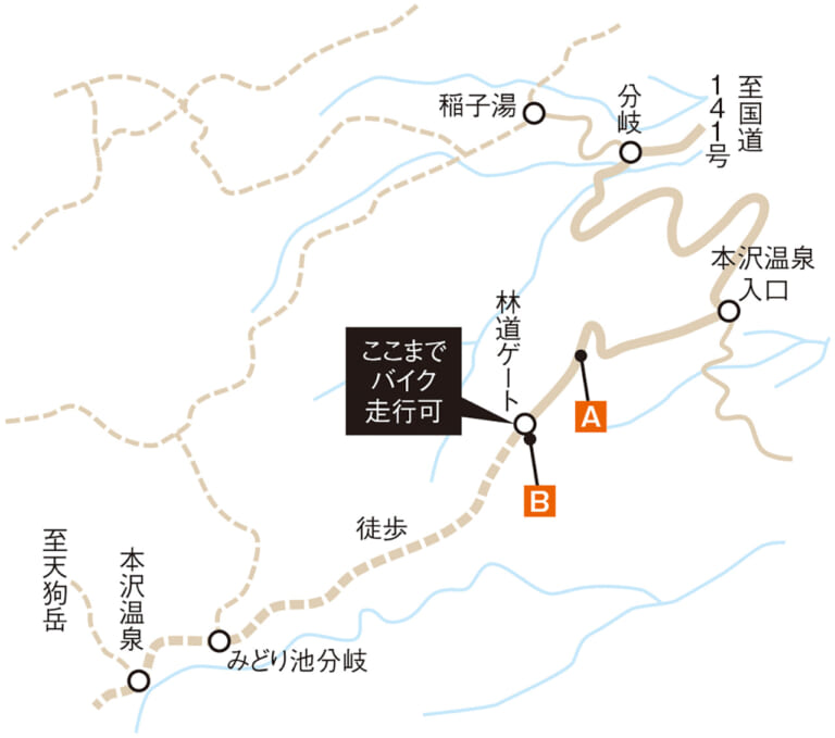 林道ツーリング|本沢温泉 野天風呂 雲上の湯|ホンダCRF250L|日本最高所の野湯「雲上の湯」を目指し林道を走り山をゆく!!〈八ヶ岳林道温泉ツーリング・前編〉