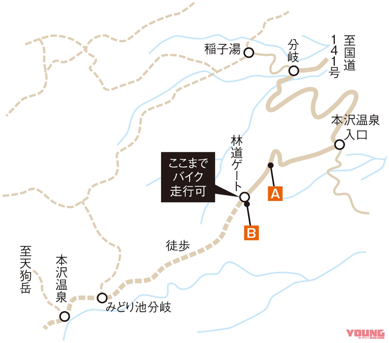 林道ツーリング|本沢温泉 野天風呂 雲上の湯|ホンダCRF250L|日本最高所の野湯「雲上の湯」を目指し林道を走り山をゆく!!〈八ヶ岳林道温泉ツーリング・前編〉