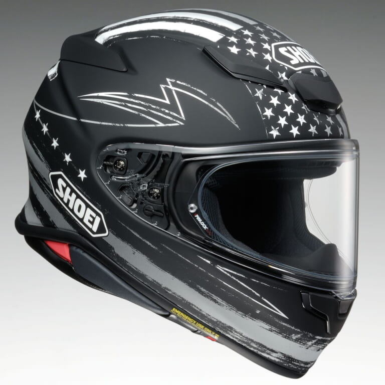 SHOEI Z-8 DEDICATED2|人気のSHOEI「Z-8」に新色が登場! モノトーン星条旗とアグレッシブなグラフィックモデル