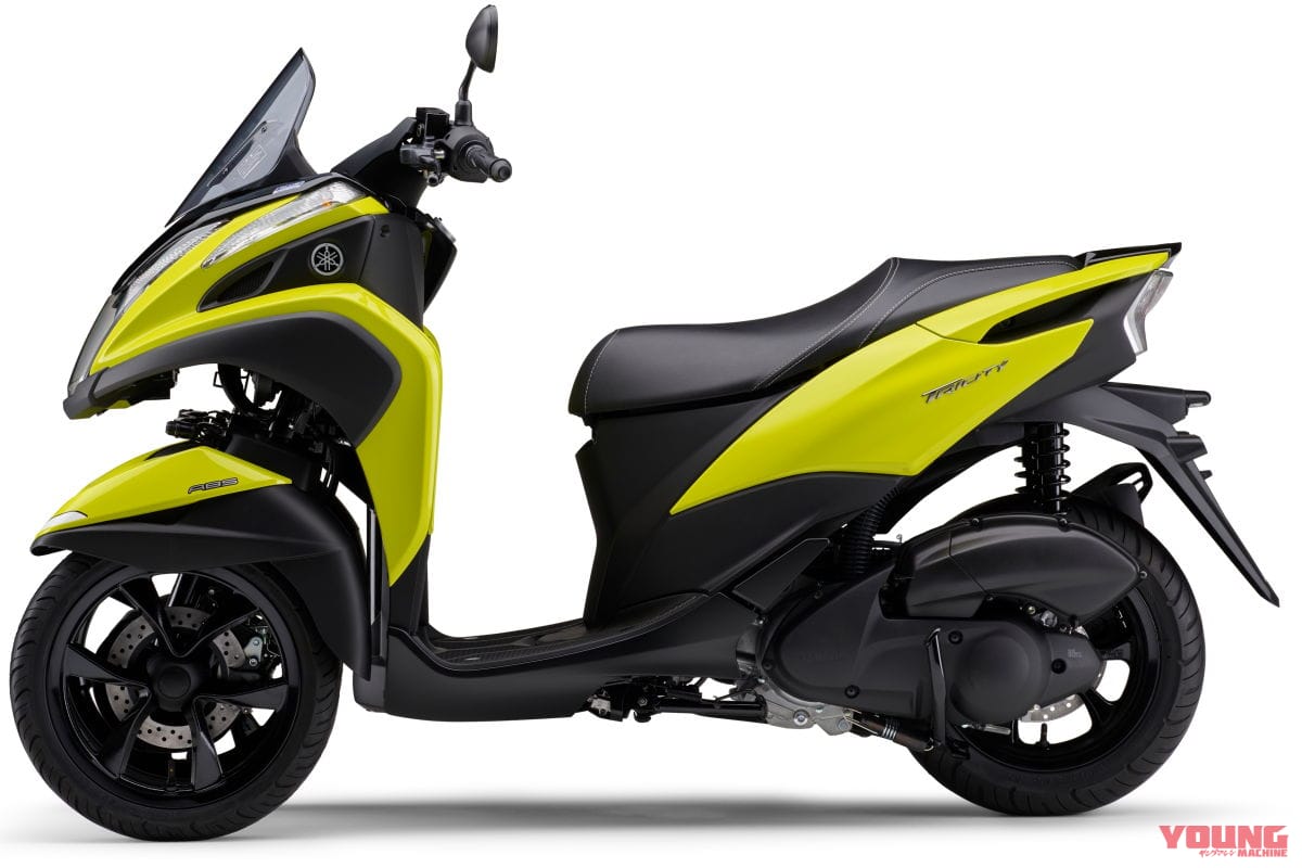 |ヤマハ「トリシティ125/ABS」に新色イエローが登場、4月8日に発売!