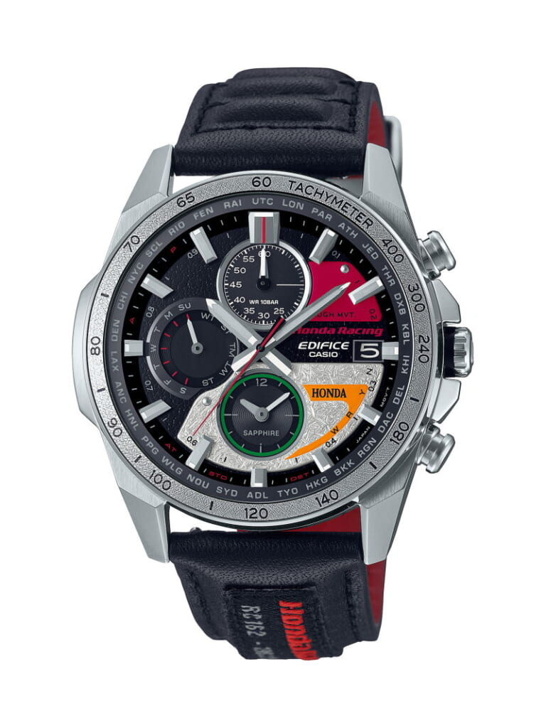 EDIFICE CASIO EQW-A2000HR|日本人の世界GP初優勝から60年…伝説のワークスマシン「RC162」モチーフの高機能メタルウォッチ